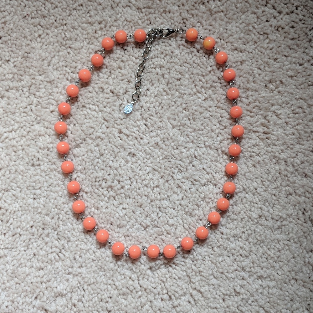 Coral Beaded Necklace